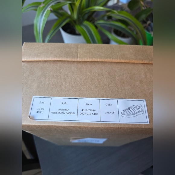 Anthropologie Fisherman Sandals Cream Size EU 40 - Picture 9 of 9